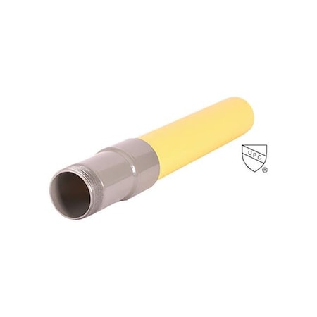 Home-Flex Home-flex 4903225 Underground 0.5 Insert x 0.5 in. Dia. MIP Polyethylene Gas Pipe Transition 4903225